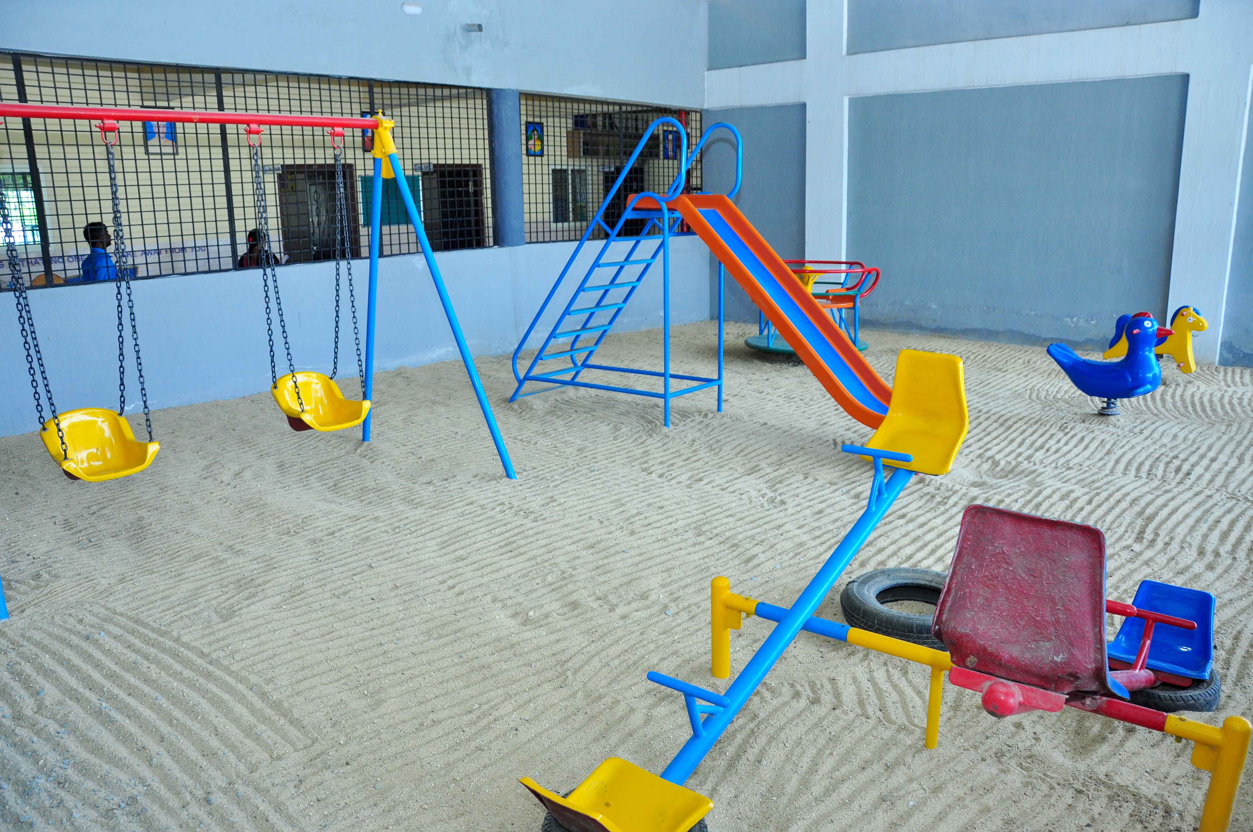 Eco-friendly campus and safe play area at Prism Prajna Academy Bangalore
